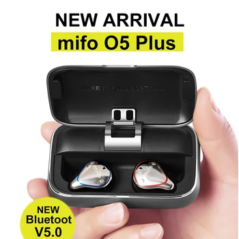 Mifo o5 Plus Mini Tws Bluetooth-5.0 Hovedtelefoner Musik Høretelefoner, Earbuds håndfri Sport Stereo Vandtæt Hovedtelefon Med Mikrofon