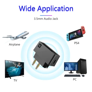 Bluetooth-5.0 Fly Flyselskab Flyvning Adapter Trådløs Sender Til Bose Bluetooth-Hovedtelefon Øretelefon Headset TWS Ørepropper