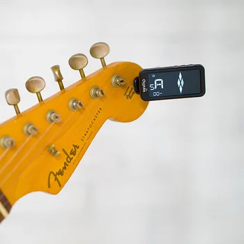 Cherub WST-905 Elektrisk Guitar Tuner Pedal Clip-on Digitale Mini-LCD Display-Kromatisk Tuner til Guitar, Bas, Ukulele Tilbehør