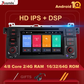 8core IPS 4GB 64G 1 Din Android 10 Bil DVD-Radio Til BMW E46 M3 Rover 75 Coupe 318/320/325/330/335 Navigation Mms-Stereo