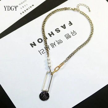 YDGY2019 temperament enkel perle halskæde kvinders Halskæde producenter engros kravebenet kæde tøj vise matchende ne
