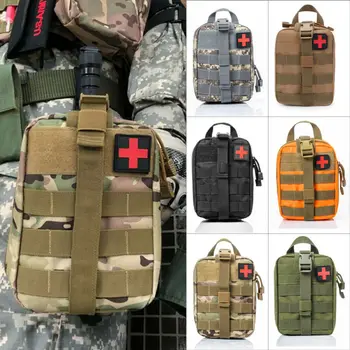 Camping Multifunktionelle Væskebæltet Klatring Nødsituation Molle Overlevelse Kits Udendørs Rejse First Aid Kit Taktiske Medicinske Taske