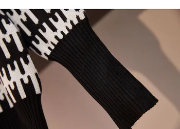 Vinter Strikkede Sweater 2-delt Sæt Kvinder Shorts Sæt koreanske Elegant Afslappet langærmet Rullekrave Sweater+Mini Pant Strikkede Dragter