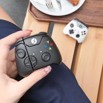 Mode luksus 3D gameboy konsol håndtere cool Hovedtelefon Tilbehør silikone tilfældet For Airpods 1 2 pro Wireless Bluetooth coque