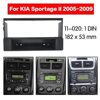 Car Radio Fascia mms-Ramme-Kit Til KIA Sportage II 2005-2009 Facia Panel Trim Dash-CD ' EN Din Lyd Bezel dash