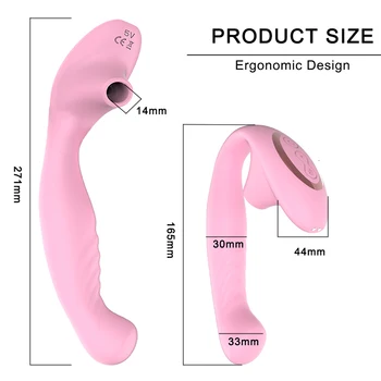 Vagina Sugende Vibrator Oral Sex Suge Dildo Vibratorer til Kvinder, Kvindelige G-punktet, Klitoris Stimulation Voksen Sex Legetøj til kvinder