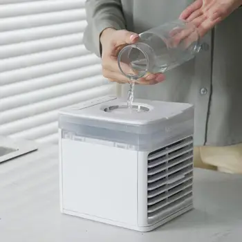 NexFan Mini Luften Køligere Portable Air Condition, Ventilator Desktop Luft Køling/befugtning/rensning/aromaterapi Maskine Med UV