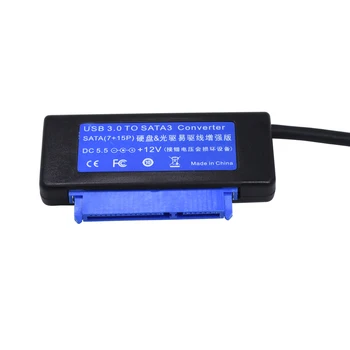 TISHRIC Sata Molex 22pin til Usb 3.0-Kompakte Adapter Kabel 2.5 Ssd Hdd Dvd Converter For Optiske Drev Sag Ekstern Harddisk
