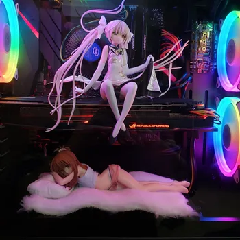 Anime computer ornamenter, Chassis Figur, Sag Bil dekoration LED lys bar