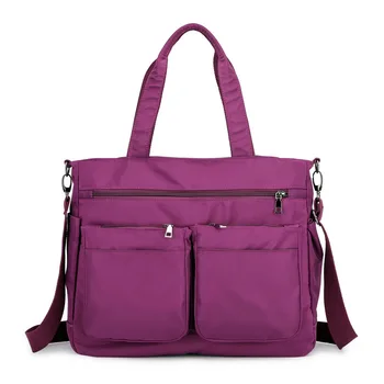 Kvinder Multi-Lomme Rejse opbevaringspose Laptop Taske for Kontor, Lærer, Sygeplejerske Stor Kapacitet, lav Vægt