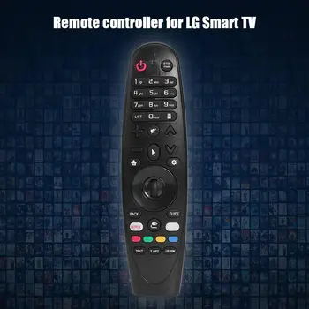 Smart TV-Fjernbetjening Controller w/USB-Receiver til LG EN-MR18BA AKB75375501 Kompatibel Model OLED65C8P OLED65E8P