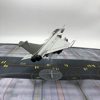 Skala 1/72 Dassault Rafale-Fly Fighter Trykstøbt Legering Display Model med Stå 21x16x8cm