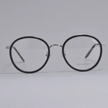 Italienske Luksus Mærke af høj kvalitet Runde optiske briller ramme GG0677SK Plade Recept briller frame frame Briller