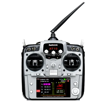 Original RadioLink AT10II AT10 II-2.4 Ghz 12CH Fjernbetjening Fjernbetjeningen Sender med R12DS Modtager RC Gjort Quadcopter