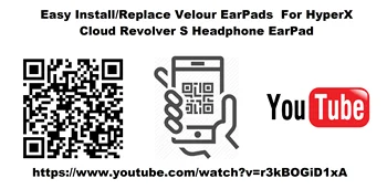 Åndbart Blødt Fløjl Velour Ear Pads Stødpude For HyperX Cloud Revolver S Hovedtelefon Ørepude Revolvere Gaming Headset