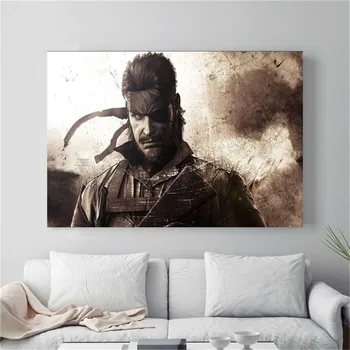 Metal Gear Solid MGS Video, Spil, Plakat Og Print på Lærred Kunst Maleri Væg Billeder Til Stue Dekoration, Indretning