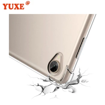 Dækning For Huawei MediaPad M3 M5 8.4 tommer SHT-W09 BTV-W09/DL09 Tablet Tilfælde TPU Silicium Gennemsigtigt Slim Airbag Dække Anti-fald
