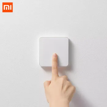 Xiaomi Mi Mijia Smart Switch Knappen Power Mur Touch Wifi Lys Til Hjemmet VO Brandsikker Materiale Holdbare APP Control Let Erstatte