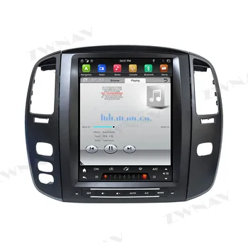 Tesla Stil Android 9.0 skærmen Car Multimedia Afspiller Til LX470 2002 2003 2004 2005 2006 2007 GPS Audio Radio stereo BT head unit