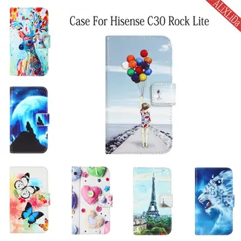 Tilfældet For Hisense C30 Rock Lite Tilfælde Mode Tegnefilm Mønster af Høj Kvalitet læder beskyttende cover Mobil telefon taske