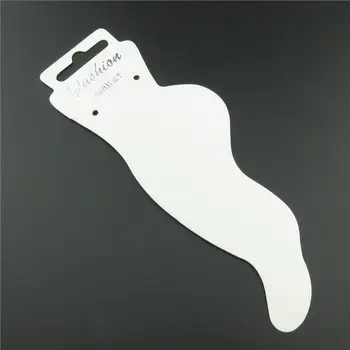 19958 Gratis fragt (50 stk./masse) 155 mm Hvidt Papir Fod Kæde Mode Ankelkæde Vise Hængende Indehaveren Card Tag
