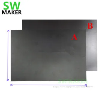 A+B 232x154mm Magnetiske Print Bed Tape Udskrive Mærkaten Bygge Plade Tape-Flex-Plade Opdatering Flashforge Skaberen Pro/Drømmer 3D-Printer