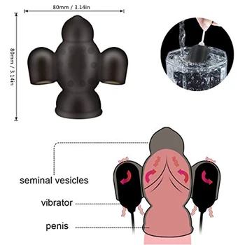 2 typer Mænd Vibratorer Glans Penis Stimulation Mandlige Masturbator Klitoris Massager Bullet Vibrator Voksen Sex legetøj til Mænd, Kvinder