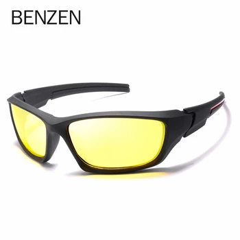 BENZEN Polariserede Solbriller Mænd Vintage solbriller Mand For at Køre Sports Goggles Nuancer UV400-Brillerne 9379C
