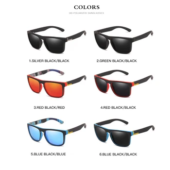 2020-Pladsen Polariserede Solbriller Spejl Ultralet Briller Ramme Sport solbriller Mandlige UV400 Driver Nuancer Belægning Oculos
