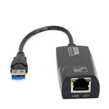 Ekstern Gratis Kørsel USB 3.0 Gigabit LAN USB til RJ45 NIC RTL8153 Chip Opgradere netværksforbindelse hastighed