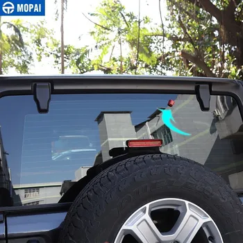 MOPAI Bil Klistermærker til Jeep Wrangler JL 2018+ Bil bagrudeviskere Dyse Dekoration Dækning for Jeep Wrangler 2019 Tilbehør