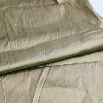100cm*140cm Kina Dupion Silke stof, garn, der er farvet Naturlig Silke Tøj Polstring Materiale