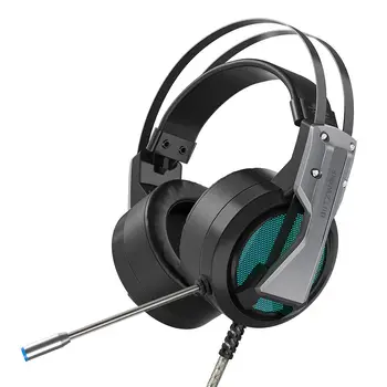 BlitzWolf BW-GH1 Gaming Headset med Mikrofon Mic 7.1 Surround Sound USB-3,5 mm AUX-Spil Kabelforbundne Hovedtelefoner Gamer PC til PS4