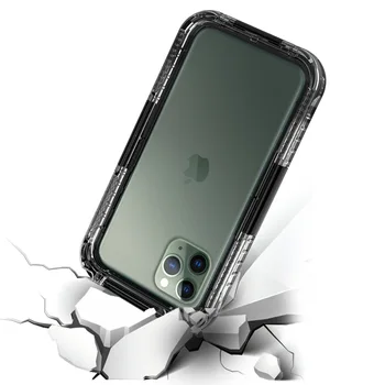 IP68 Vandtæt 4 Farver Phone Case For iPhone 11 11Promax 12 12Pro 12ProMax X XR XS MAX Klar Silikone Shell Stødsikkert Dække