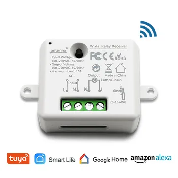 Tuya Smart Liv WiFi Socket Lille Modul DIY Smart Home Automation Google Startside Echo Alexa Voice Control App-Fjernbetjening