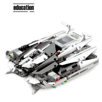 Legoing EV3 Robotteknologi Programmering byggesten Uddannelse Kit DAMP Kompatibel EV5 45544 31313 Robot DIY-Mecanum-Hjulet Toy Gave