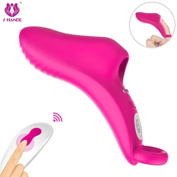 Remote Control Silicone Finger Vibratorer Elsker Æg Kvindelige Masturbator G Spot Klitoris Massager Erotisk Sexlegetøj Til Kvinder, Lesbiske