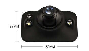 BYNCG Mini CCD-Coms HD Night Vision 360 Graders Bil førerspejlets Kamera Foran Kameraet set forfra Side Vende Backup-Kamera