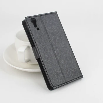 HongBaiwei For Cubot X9 Flip Litchi Grain Læder Cover Luksus Telefon Taske med Pung Skiller Kort Solt