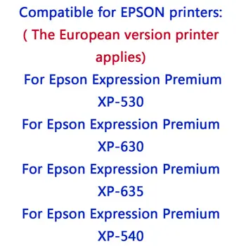 5x Kompatibel Blækpatron 33XL T3351 T3361 T3362 T3363 T3364 Til EPSON XP-530 XP-630 XP-830 XP-635 XP-540 XP-645 Printer