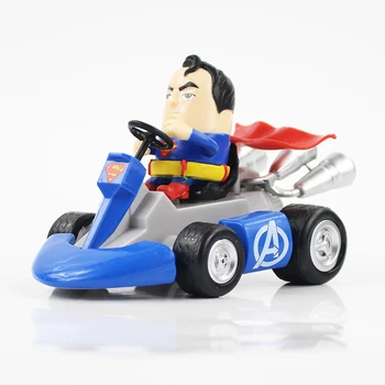 Anime Tegnefilm Træk Tilbage Biler Racer Abe Dragon Prinsesse Karts PVC-Action Figur Legetøj