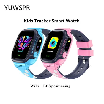 Kids Smart Ur Tracker LBS+WiFi-real-time overvågning Vandtæt Store batteri 650mah Kamera SOS-Børn Smartphone-Ure Y92