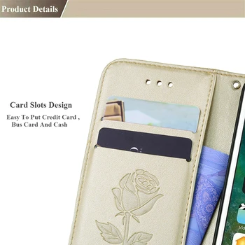 Nephy Flip Læder taske til Xiaomi Redmi S2 3S 4A 4X 5A 5 Plus Note 4 4X 5A Pro Steg blomst Luksus Wallet Cover Stå Telefonen Sag