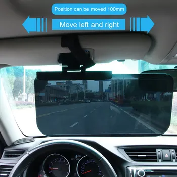 Bilens solskærm HD Polariseret Parasol Plade Klar Vision Anti-Blænde Anti-UV-Blændende Goggle Justerbar Beskyttelse Bil Tilbehør