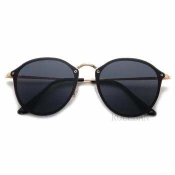 2020 Luksus Kvinder Solbriller Mode Runde Damer Vintage Retro Brand Designer Overdimensionerede Kvindelige solbriller oculos gafas