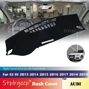 For Audi A3 8V 2013 2016 2017 2018 2019 Anti-Slip Dashboard Dækker Beskyttende Pad Bil Tilbehør Parasol Tæppe