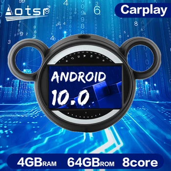 Bil GPS Navigation For Mini R56 R60 Cooper 2007 Android Radio Multimedia-Afspiller, Auto Stereo, DVD-Afspiller hovedenheden Skærmen Carplay