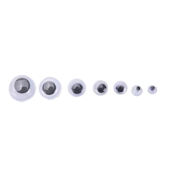 700Pcs 4/5/6/7//10/12mm Runde Selvklæbende Wiggly Google Øjne Plast Tegnefilm Dyr Dukke Øjne, Øjne, Dukker Tilbehør