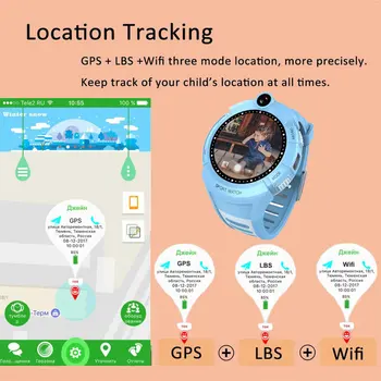Q360 VM50 GPS-Telefon Positionering Mode, Børn, Se 1,4 tommer Farve Touch Skærm, WIFI SOS Smart Ur Baby Q100 Q90 Q50 Finde