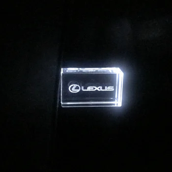 Lexus Bil Logo model med hvid gul blå rød Lys 64GB USB Flash Drive 4GB 8GB 16GB 32GB sten pen-drev speciel gave